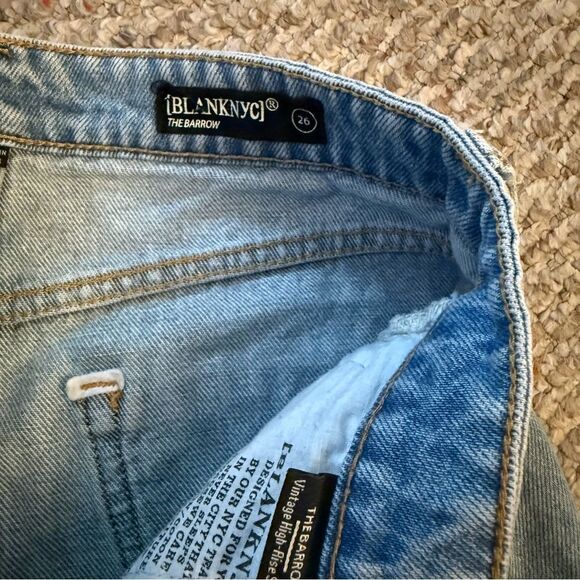 BLANKNYC Patchwork The Barrow Short In Wildest Rhythm Crochet- Size 26 - Picture 9 of 10